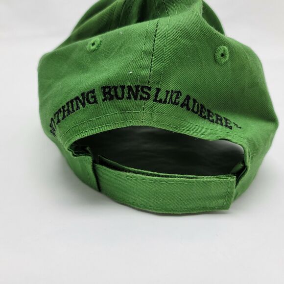 John Deere Baseball Cap Hat Green Strapback Adjustable Official Licensed - Picture 5 of 9